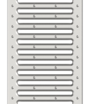 SLIM galvanized and stainless steel grating