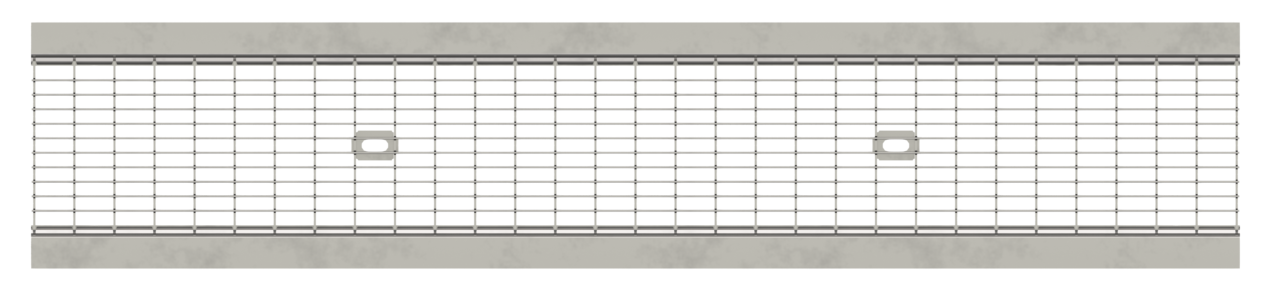 Steel heelsafe mesh grating