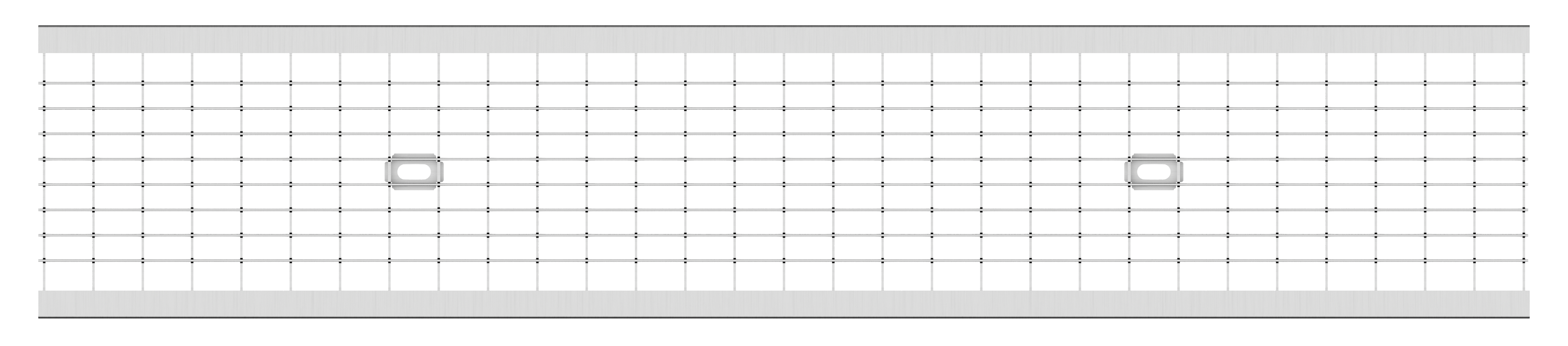 Steel heelsafe mesh grating