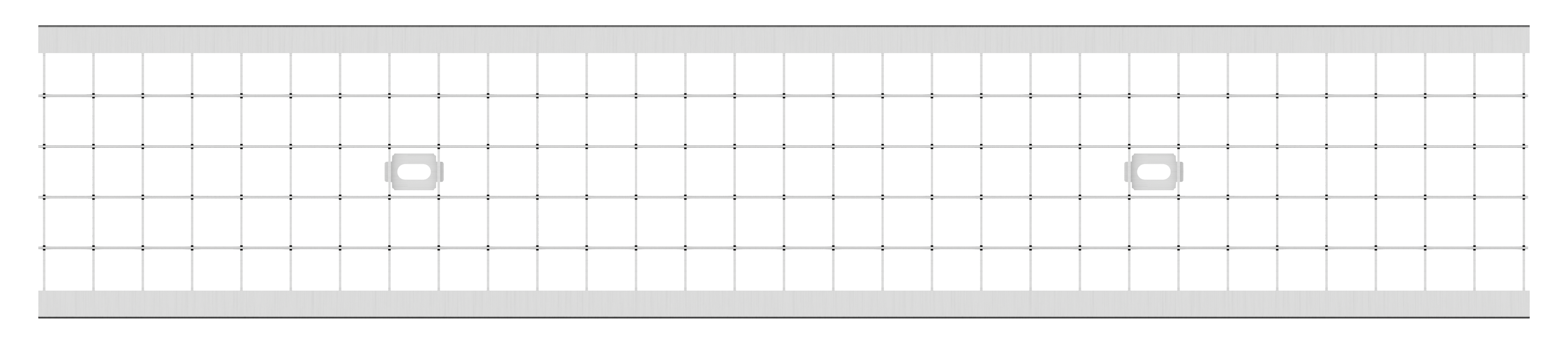 Steel square mesh grating