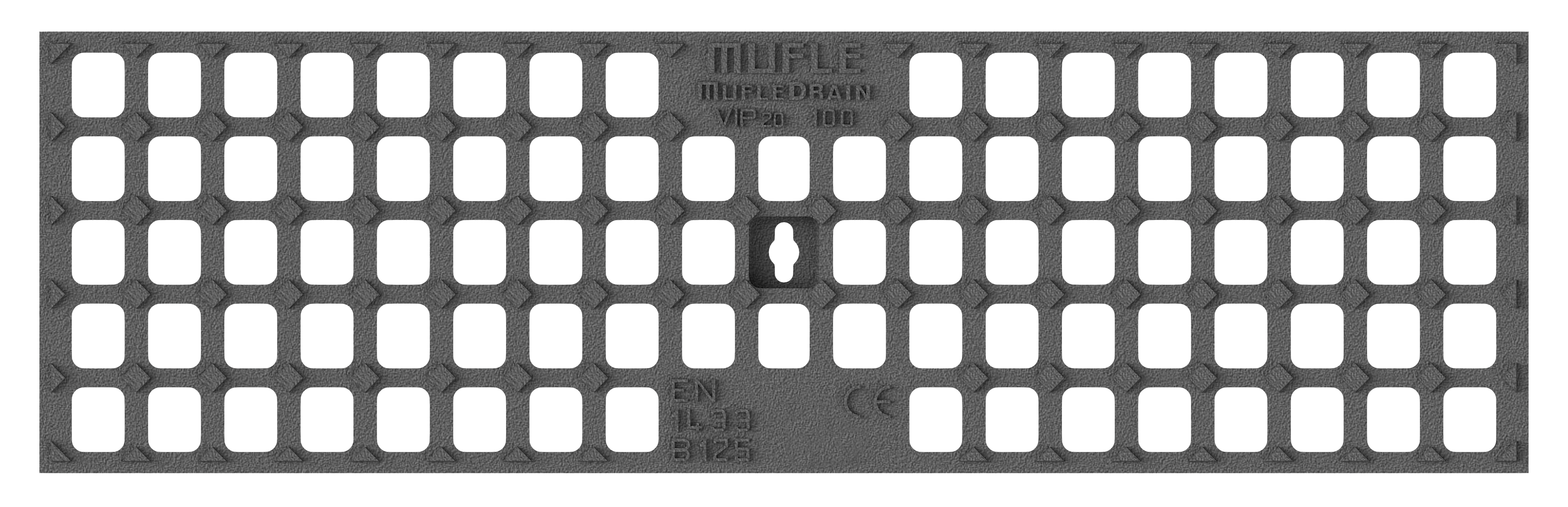 Ductile iron square mesh grating