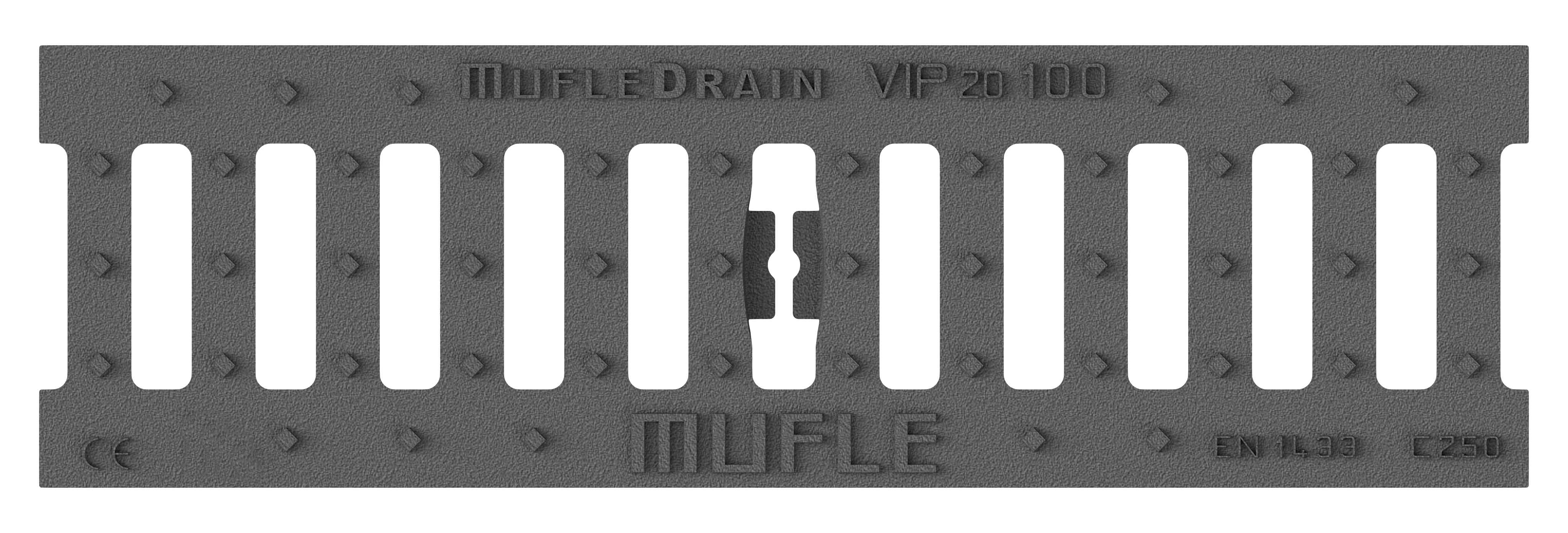 Ductile iron 20 mm slot grating