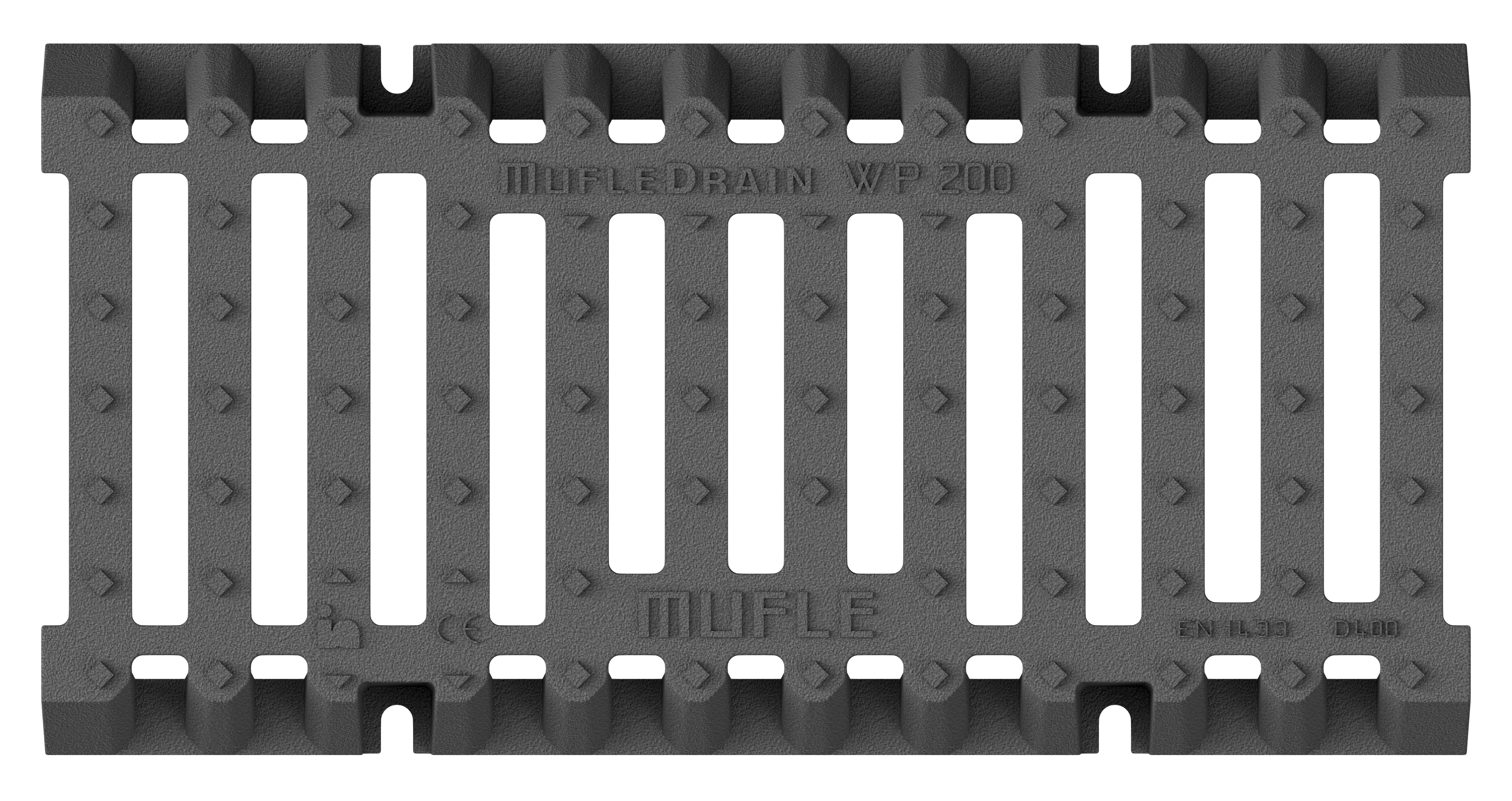 Ductile iron slot 20 grating for drainage asphalt