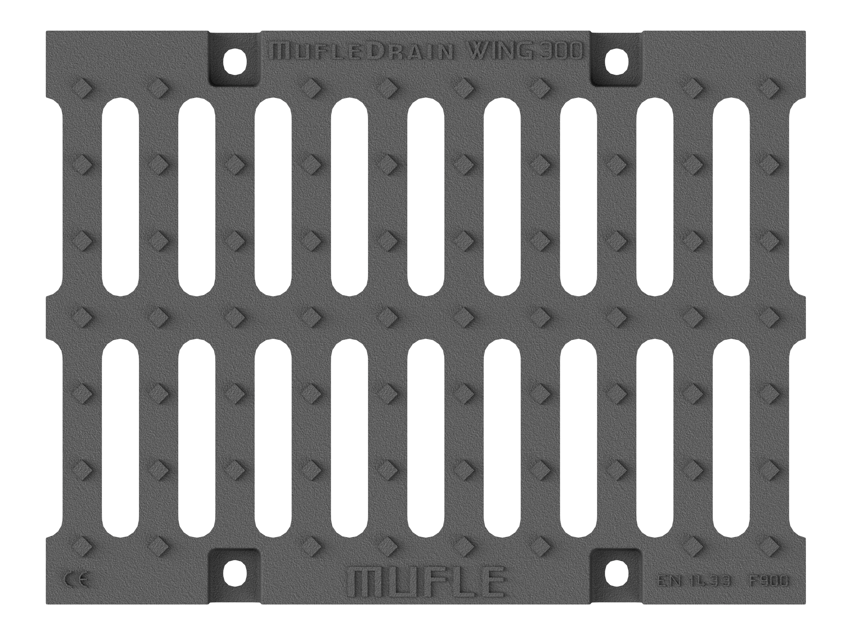 Ductile iron slot 24 grating